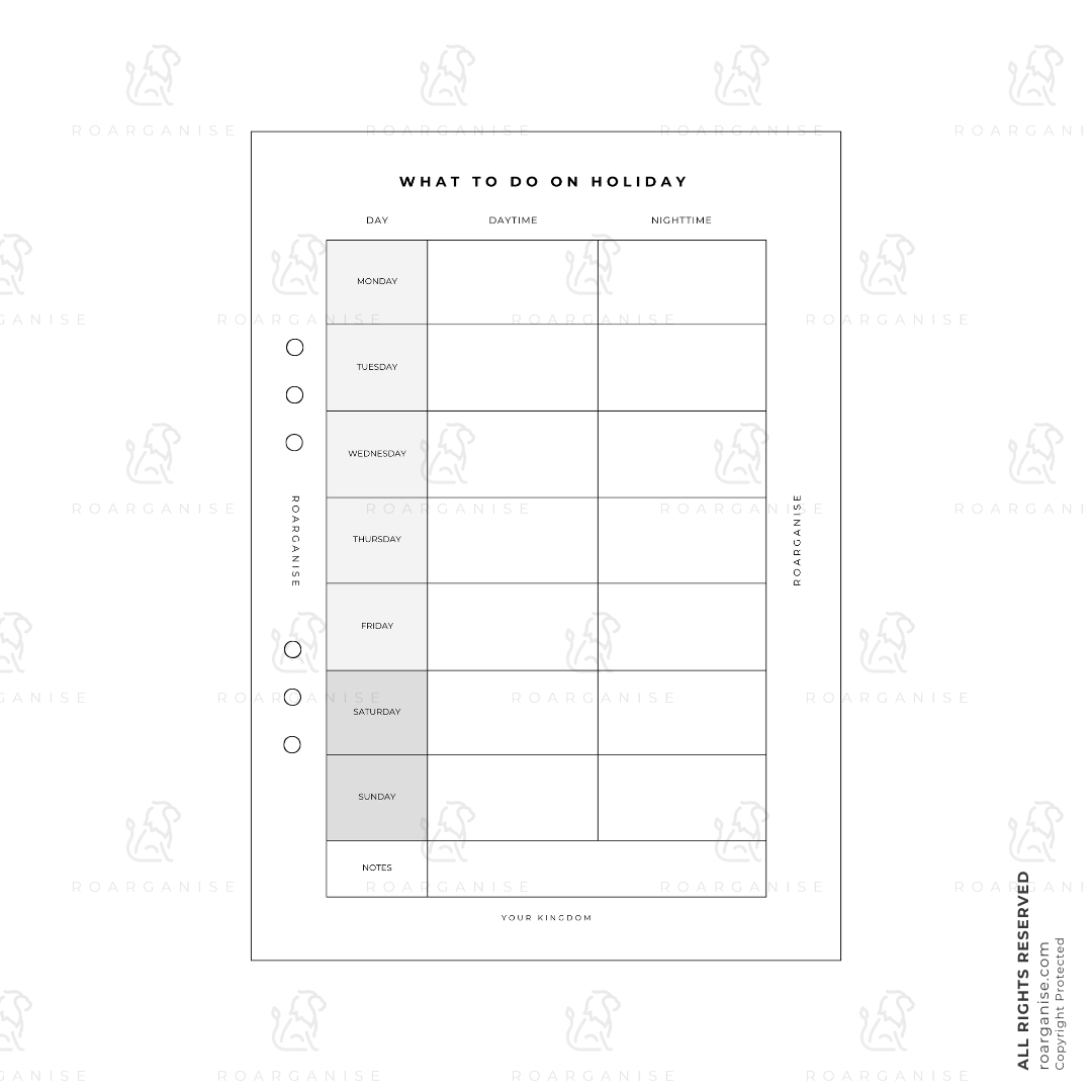 What To Do On Holiday