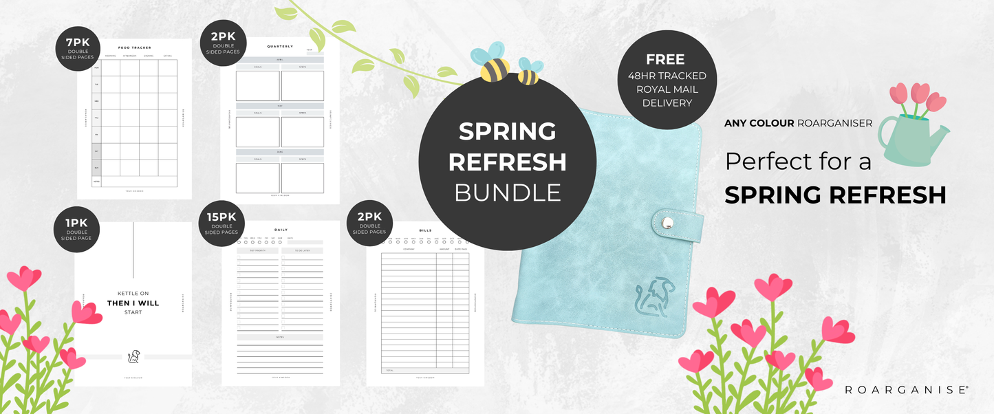 Spring Refresh ADHD and Autism Planners UK