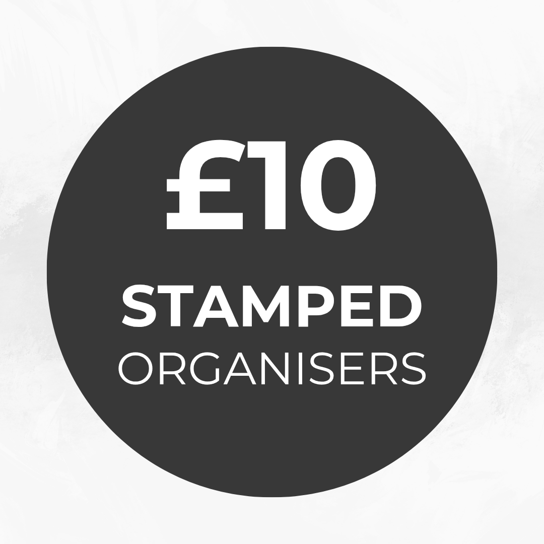 Discounted Stamped Organiser £10