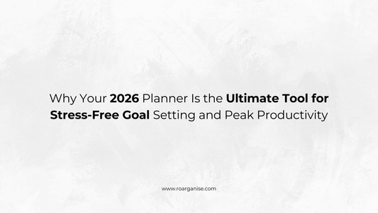 Why Your 2026 Planner Is the Ultimate Tool for Stress-Free Goal Setting and Peak Productivity