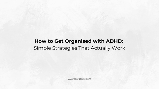 ADHD-friendly modular planning system designed to help with organisation, daily tasks, routines and reducing overwhelm