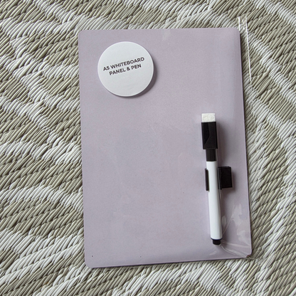 A5 Double-Sided Whiteboard Panel & Pen