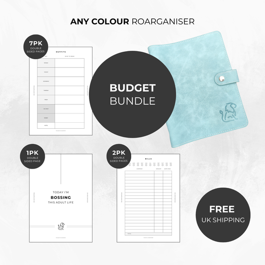 budget bundle for autism and adhd paradise blue Roarganise