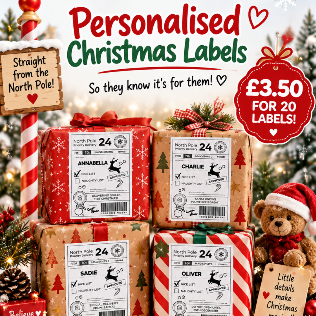 Christmas Labels autism adhd christmas tags labels best in the uk for autism children