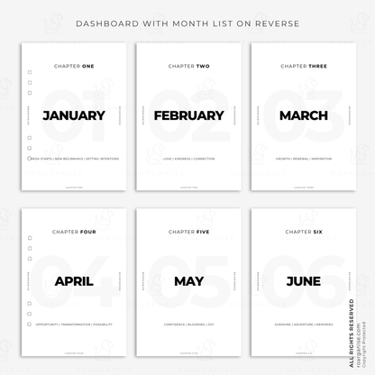 monthly planner reverse, daily dated list, appointment planner, monthly organisation, undated A5 inserts, ADHD organisation, autism friendly planner, executive function support, Roarganise inserts, everyday planning