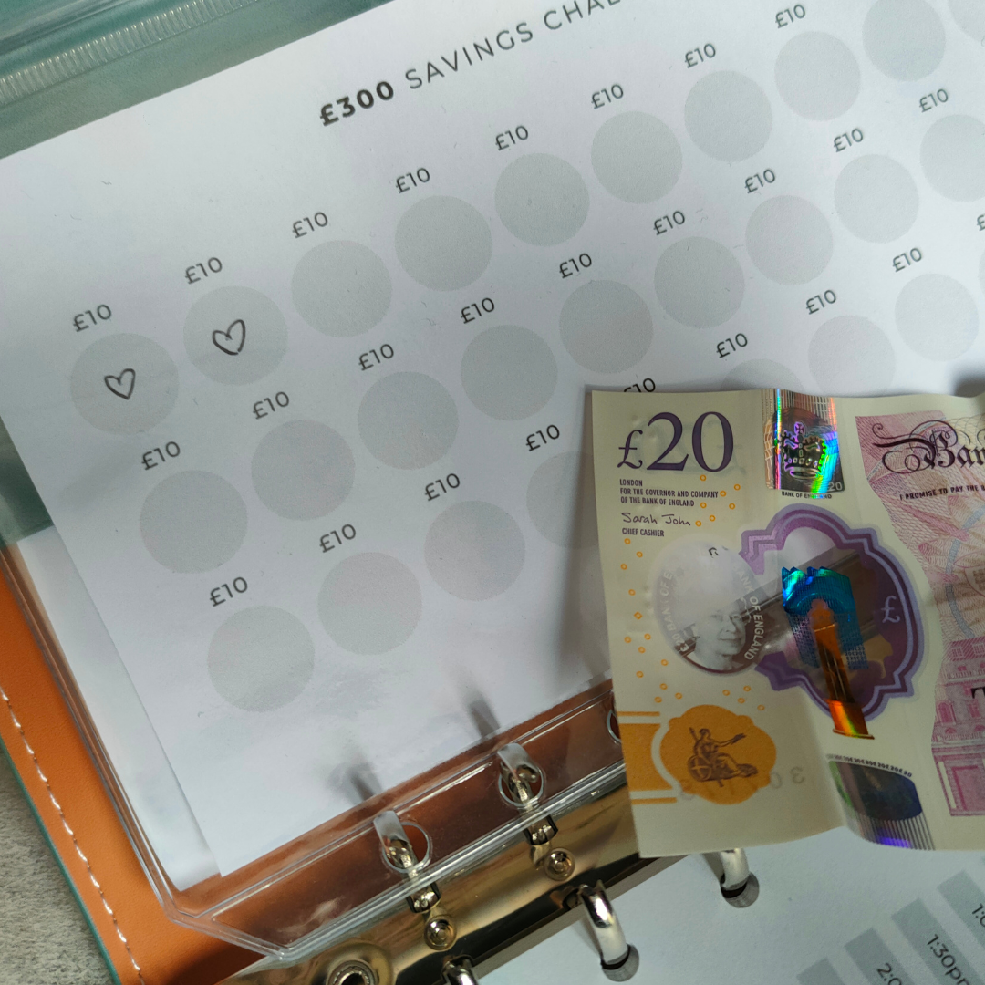 Money wallet insert for A5 organiser, cash and receipt holder, ADHD and autism, UK Roarganise