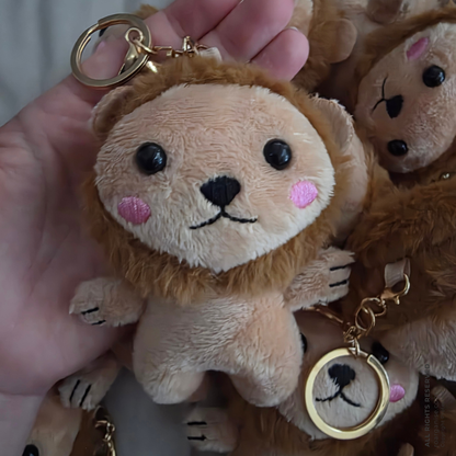 Plush Lion Keyring