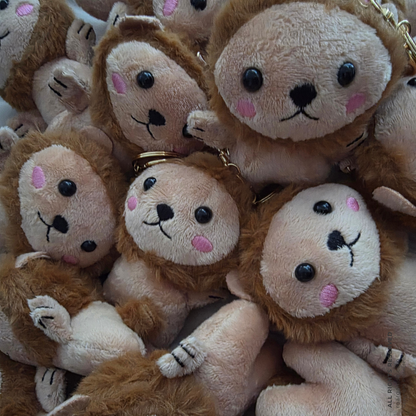 Plush Lion Keyring