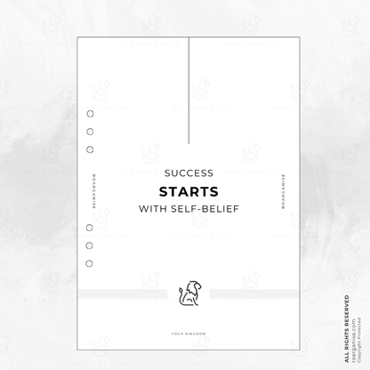 Motivational organiser tabs for ADHD and autism, section dividers, UK Roarganise, Dividers A5, Mood boost tabs