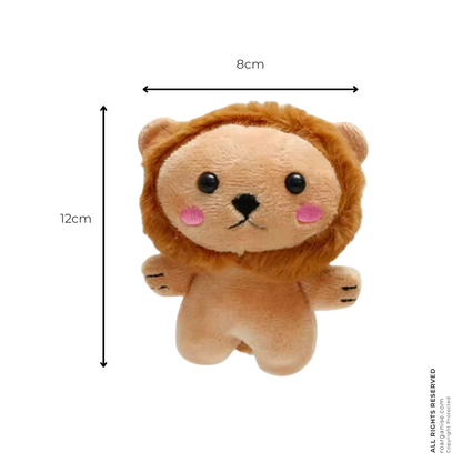 Plush Lion Keyring