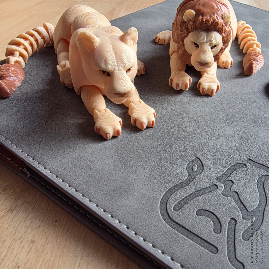 3D Fidget Lion & Lioness Sensory Toys