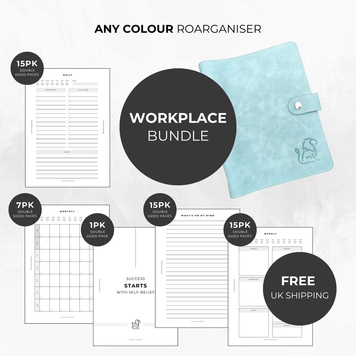 workplace bundle for adhd and autism paradise blue